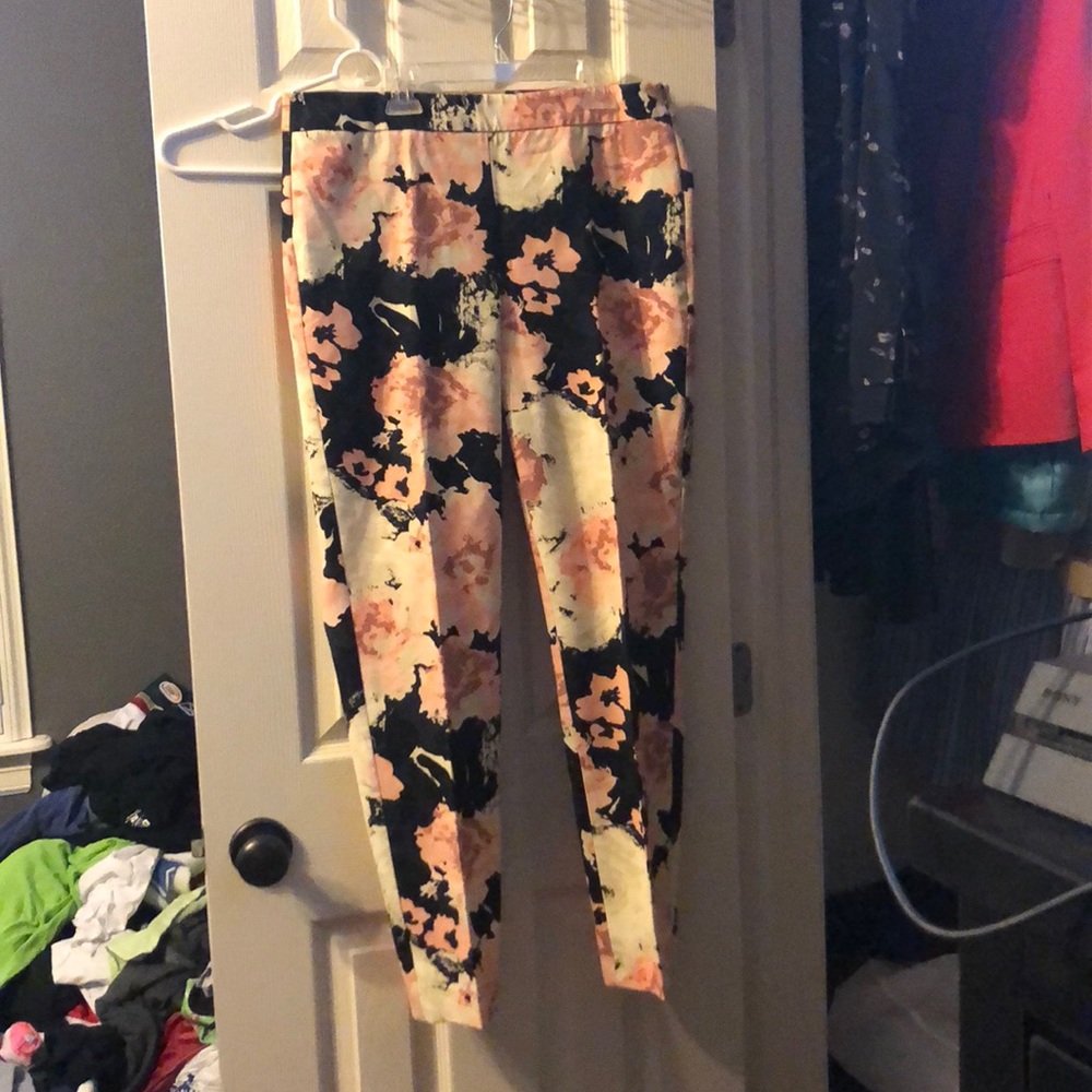 Talbots printed slacks Size 8